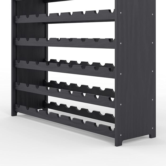 RW Series Wooden Wine Rack for Bottles, Anthracite, Brown, Natural, RW-3, 13-15 lie, for 91-135 Bottles, Wine, Bottle Rack (Anthracite, RW-3-135, 198 x 92 x 26.5, for 135 Bottles)