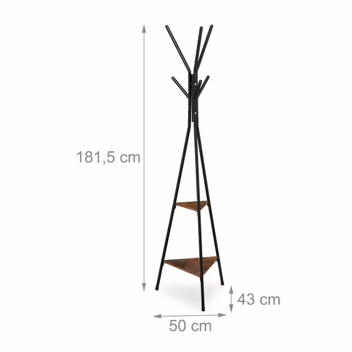 Relaxdays Industrial Coat Rack
