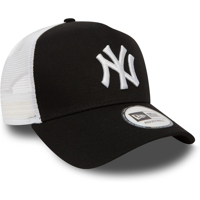 Кепка New Era Clean Trucker 2 Adjustable Cap NY Yankees Hellgrau Gray White, універсальний розмір