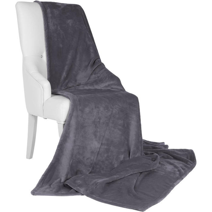 Beautissu Плед Aurelia, 150x200 см, м'який флісовий плед для дивана та ліжка, зелений