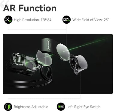 Holoswim 2s AR smart swimming goggles, anti-fog swimming goggles, fitness tracker, displays your stats, compatible with open water mode