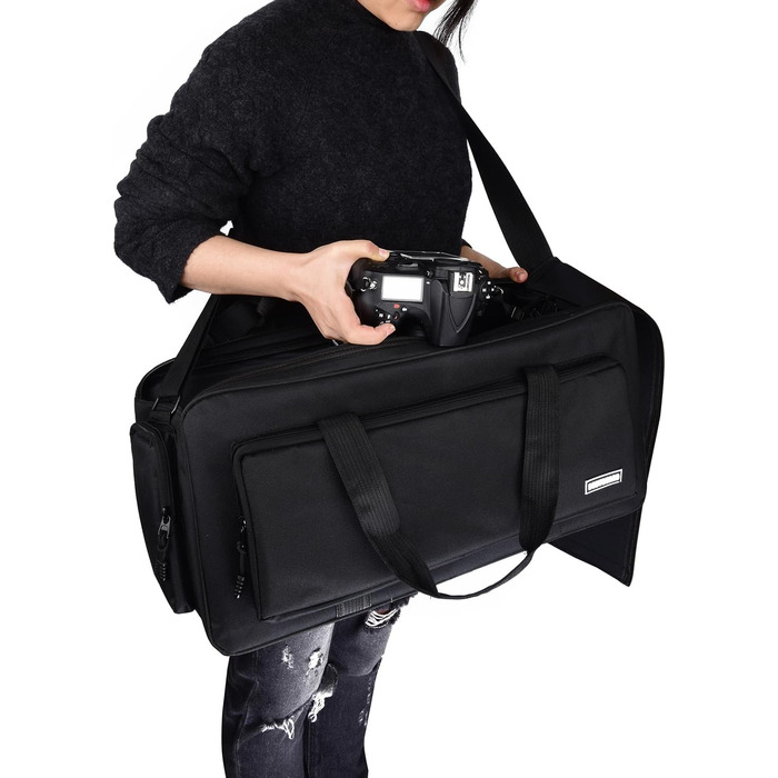 Bodyguard XXXL Camera Bag Jupiter Large Photo and Video Camera Bag with Variable Interior Compartment for 9 Compartments