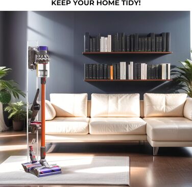 Підставка для пилососів Dyson: V15, V12, V11, V10, V8, V7, V6, DC58, DC59, DC62, DC74. Органайзер та рамка для зберігання. Модель S9313
