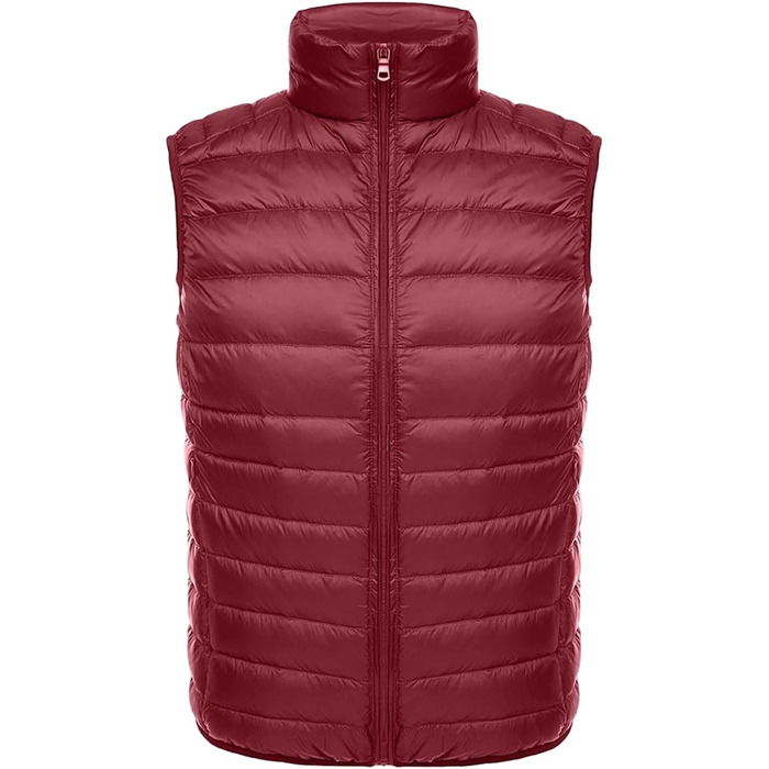 Чоловіча степкова жилетка Weste для активного відпочинку та спорту (M, Бордовий)