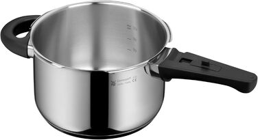 Швидкісний скороварка WMF Perfect One Pot 2,5 л, індукційна, з паровим клапаном, 2 режими готування, зручне управління однією рукою, для всіх типів плит, полірована нержавіюча сталь Cromargan, для однієї особи