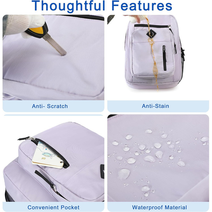 Чоловічий та жіночий рюкзак для ноутбука 15.6