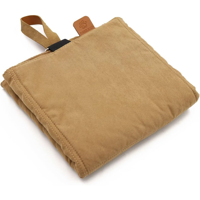 Килимок для собак Paws&Co: портативний, складаний, 75x50 см (M, коричневий)