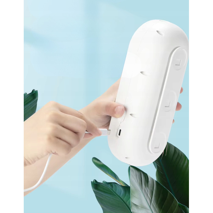 Безконтактний автоматичний дозатор для мила, настінний, USB, 350 мл, LED, сучасний дизайн