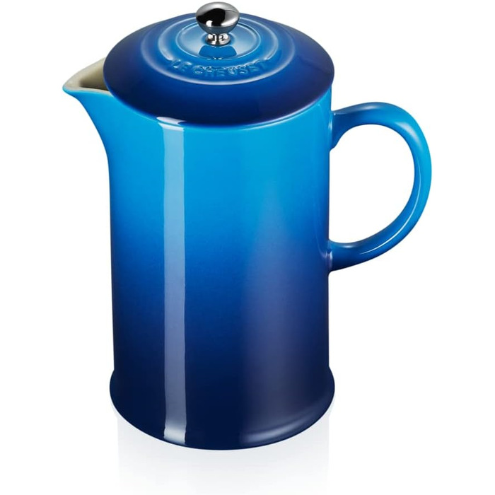 Френч-прес Le Creuset з кам'яної кераміки, 1 л, блакитний Azure