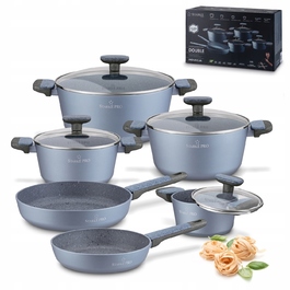 Набір алюмінієвих каструль Starke Pro Double, 10 предметів