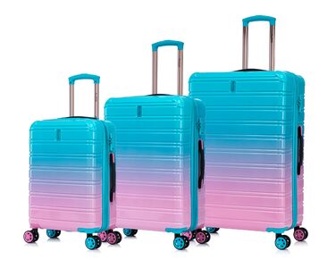 Набір валіз з полікарбонату (3 шт.): ручна, середня, велика | Набір валіз | Турецький колір