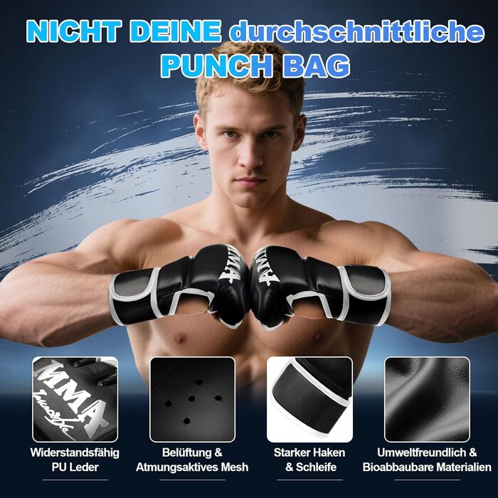 Стендова боксерська груша для дорослих та підлітків, 175 см, міцна боксерська груша для ударів, комплект з боксерськими рукавичками та електричним насосом, боксерська груша для чоловіків, ідеальна для тренувань MMA та кікбоксингу