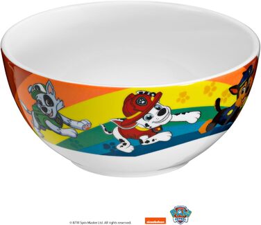 Набір дитячого посуду Paw Patrol WMF 6-ти речі з нержавіючої сталі, від 3 років, Cromargan, придатний для миття в посудомийній машині