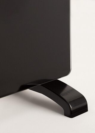 Електричний конвектор CREATE/WARM Crystal 2000W з WiFi, LED-touchscreen, 2 режими (2500W), чорний