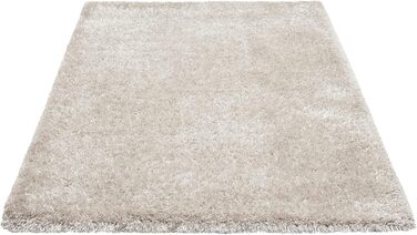 Килимок Mia's Teppiche Fiona для вітальні та спальні, 120x160 см, високий ворс (бежевий)