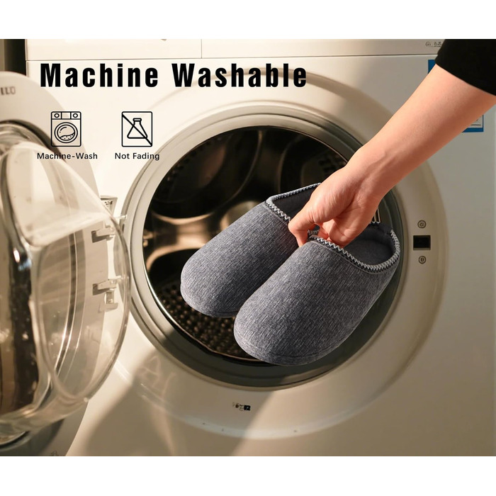 Чоловічі пантолетки COFACE з м'якою піною Memory Foam - зручні домашні тапочки для дому та вулиці (Сірий, 45 EU)