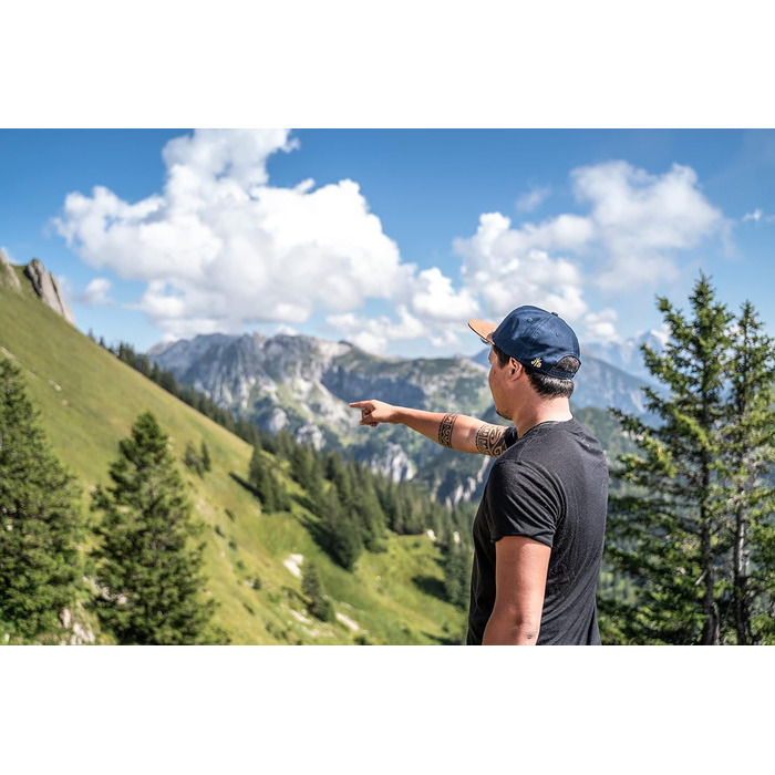 Кепка бейсболка Jumping Bird для чоловіків • Snapback кепка для активного відпочинку • Регульований розмір, легко миється, колір Океанський блакитний