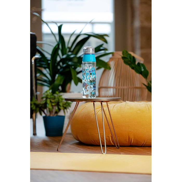 alfi Tritan Water Bottle, BPA-Free, 700ml, tritanBottle Coral, Leak-Proof, Carbonated Drink Safe, Dishwasher Safe, 5495.110.070 Bottle for Togo, School, Sports, Hiking, Leisure (Water Blue)