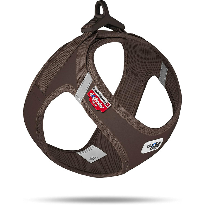 Шлейка для собак Curli Clasp Softshell (S, Коричневий)