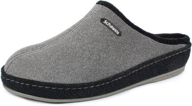Домашні тапочки Schawos Lisa з вовни для жінок, теплі, з підкладкою, з супінатором, неслизька підошва (39 EU, Антрацит 10w)