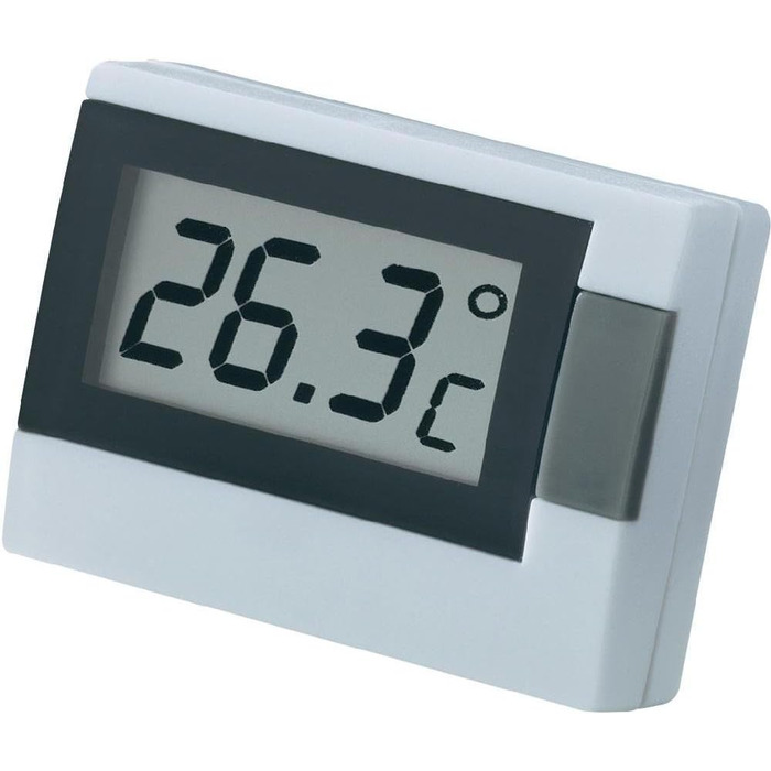 TFA Dostmann Digital Thermometer, versatile, indoor temperature, room climate, white, L 54 x W 16 (30) x H 39 mm (Pack of 5)