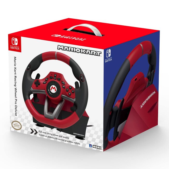 Руль Hori Kart Racing Wheel Pro Deluxe для Nintendo Switch та PC