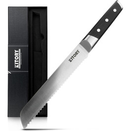 Кухонний ніж-топірець Kitory Hackmesser 18 см, з високоякісної сталі, з ручкою з пакавуду (Mtd03de)