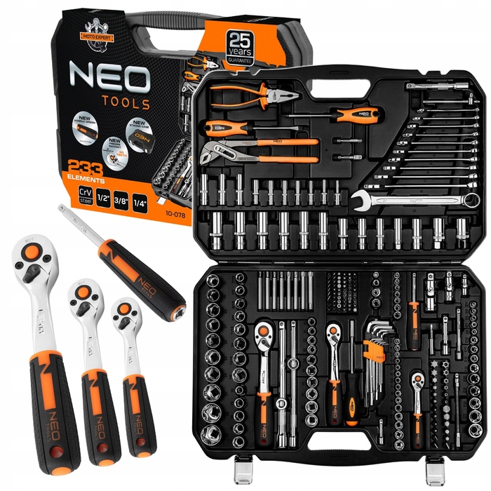Набір торцевих ключів NEO TOOLS 10-078 (1/2