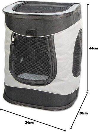 Рюкзак Timon, 34 × 44 × 30 см, чорний/сірий