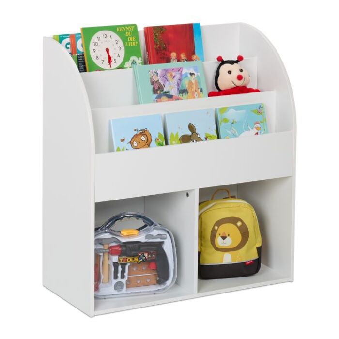 Relaxdays Kids Bookshelf