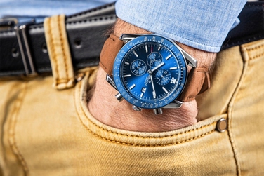 Чоловічий годинник Giewont Chronograph Sapphire, коричнево-синій GW8720-A2