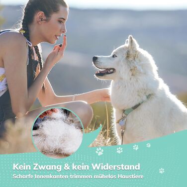 Щітка для собак та котів, 12+23 зубчики, сталевий гребінь для видалення шерсті, двостороння, проти ковтунів, для дому (M, яскраво-жовтий)