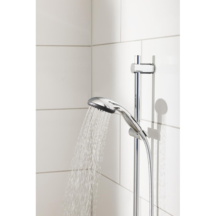 Ручний душ GROHE Vitalio Start 100 - водозберігаючий, 2 струмені, універсальне кріплення, хром, 27946000