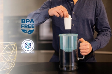Скляний фільтр-кувшин Wessper D2 BOROSILICATE 3л, м'ятний + фільтр