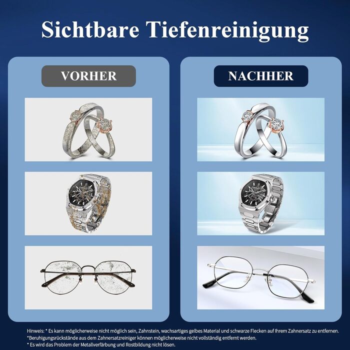 Ультразвукова мийка Minthouz 500мл з UV-очищенням - 5 режимів для ювелірних виробів, годинників, окулярів та протезів