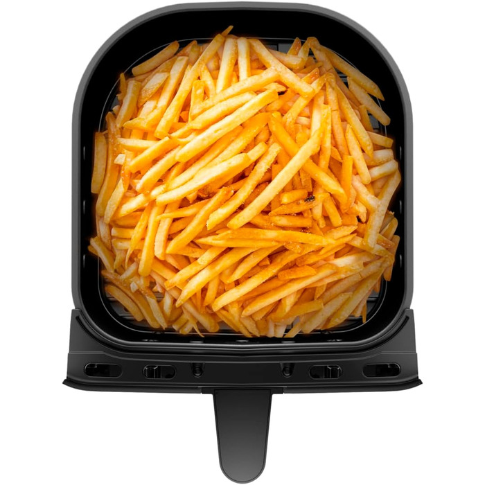 WMF Multi Taste Hot Air Fryer, Airfryer, 1550 W, 4.6l for 2-4 people, healthy frying, drying, grilling, hot air fryer with 8 programs, 4.6 Liter Air Fryer, black