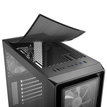 Корпус Sharkoon TK4 RGB Midi Tower, чорний