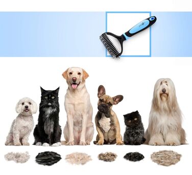 Щітка для видалення підшерстя собак та котів - щітка для собак та котів, видаляє підшерсток
