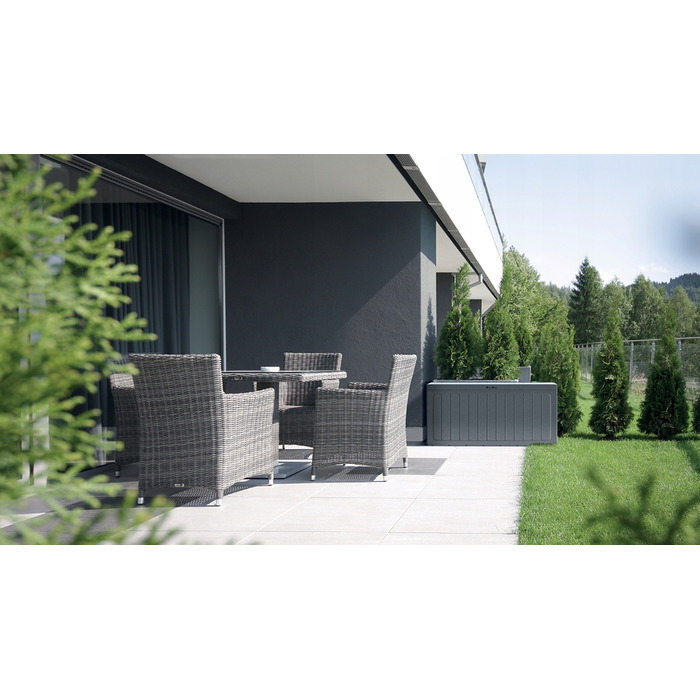 Садова скриня WOODEBOX 280л, антрацит - Prosperplast MBWL280-S433