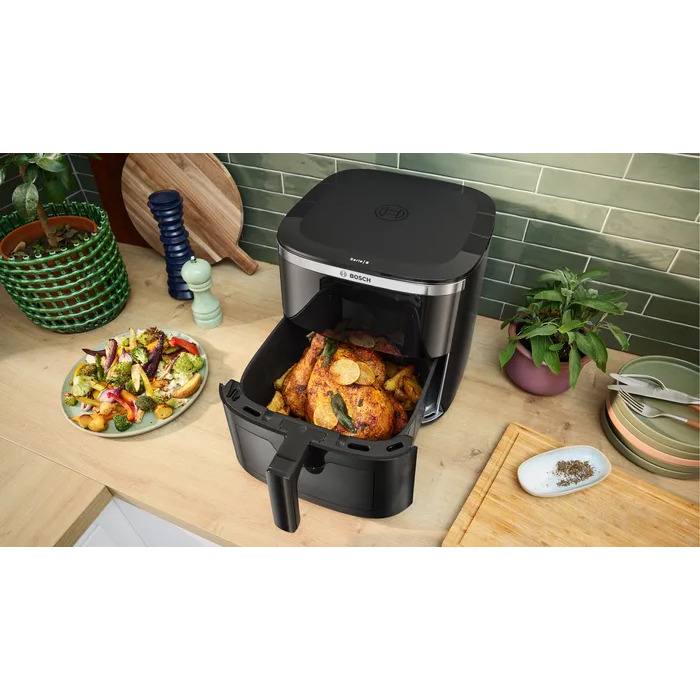 Аерофритюрниця Bosch MAF671B0 AirFryer, 7,2 л, 7 програм, з вікном