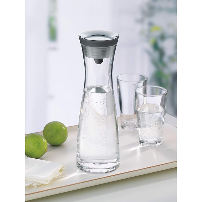 WMF Basic Replacement Glass Carafe 1l, Carafe, Glass Carafe without Lid, Glass