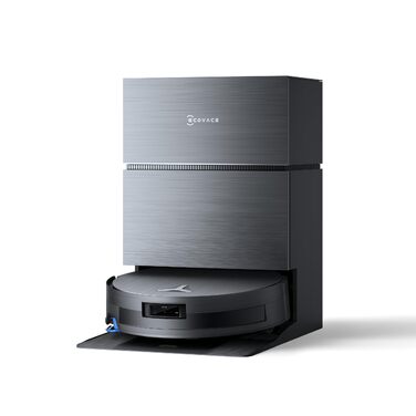 Робот-пилосос ECOVACS DEEBOT T30C Pro Omni GEN 2 з функцією миття, потужність 15400Pa, автопорожнення, гаряча сушка, час роботи 200 хв, ідеальний для шерсті тварин та килимів