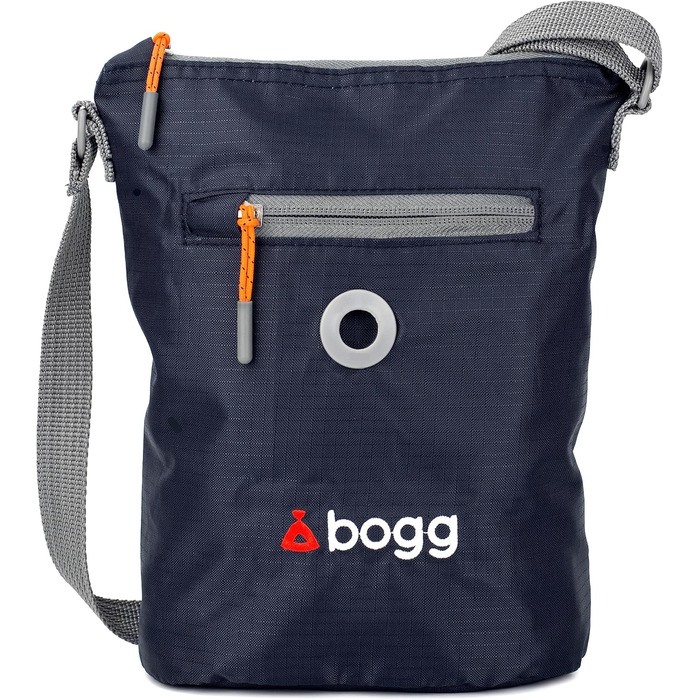 BOGG Універсальна сумка на плече для собак | Диспенсер для пакетів та контейнер для відходів (Сірий)