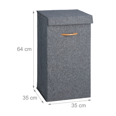 Relaxdays Laundry Basket with Lid