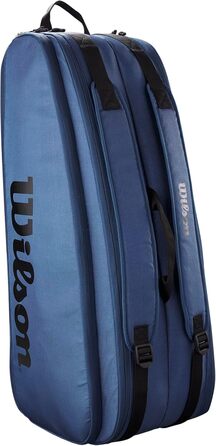 Wilson Ultra V4 Tour Tennis Racket Bag - Blue (Holds 6 Rackets)
