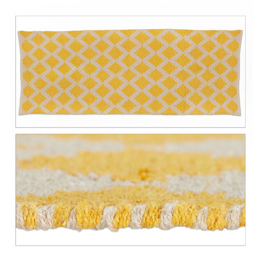 Relaxdays Cotton Rug, 80 x 200 cm