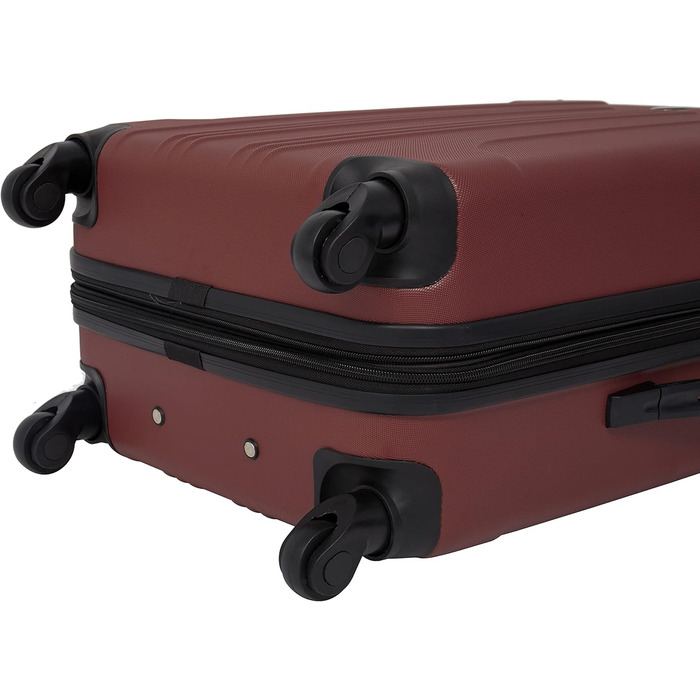 Валіза Travelers Club Chicago Hardside Розширювана Спіннер 20' Carry-On (Набір з 3 шт., Apple Butter)