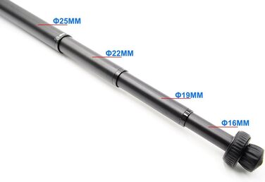 Штатив Koolehaoda з вуглецевого волокна, 6-секційний, портативний, компактний, максимальне навантаження 10 кг – MP286C (KQ-2504)