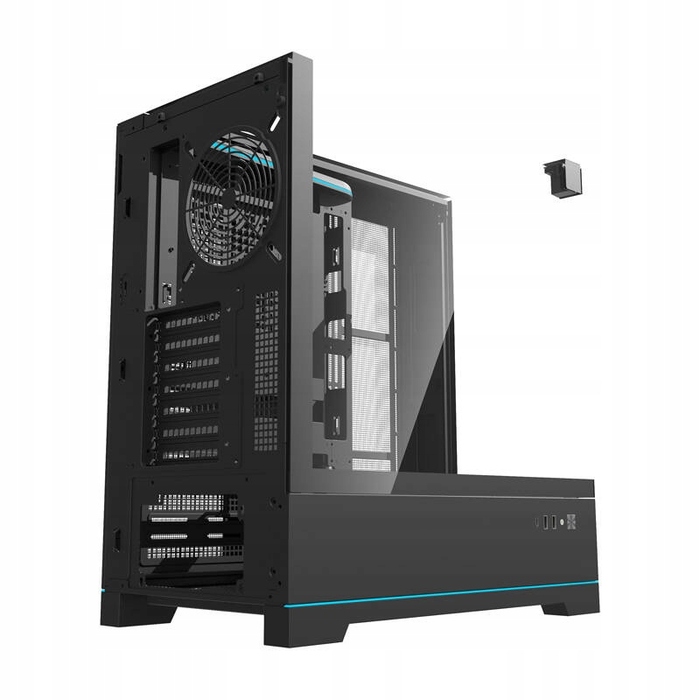 Ігровий корпус DarkFlash DY450 ATX Midi Tower, загартоване скло, ARGB