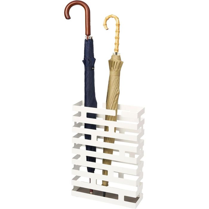 Підставка для парасольки Yamazaki 2361 BRICK прямокутна, сталева, мінімалістична, 30 x 10 x 43 см (білий)